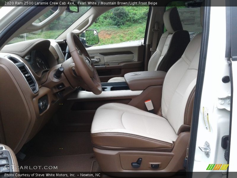 Front Seat of 2020 2500 Laramie Crew Cab 4x4