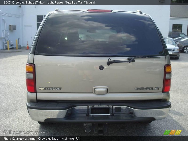 Light Pewter Metallic / Tan/Neutral 2003 Chevrolet Tahoe LT 4x4