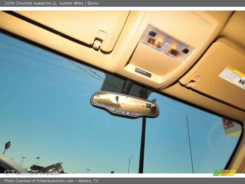 Summit White / Ebony 2008 Chevrolet Avalanche LS