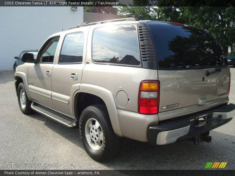 Light Pewter Metallic / Tan/Neutral 2003 Chevrolet Tahoe LT 4x4
