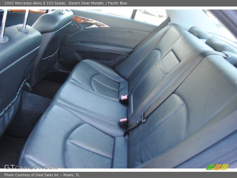 Desert Silver Metallic / Pacific Blue 2003 Mercedes-Benz E 320 Sedan