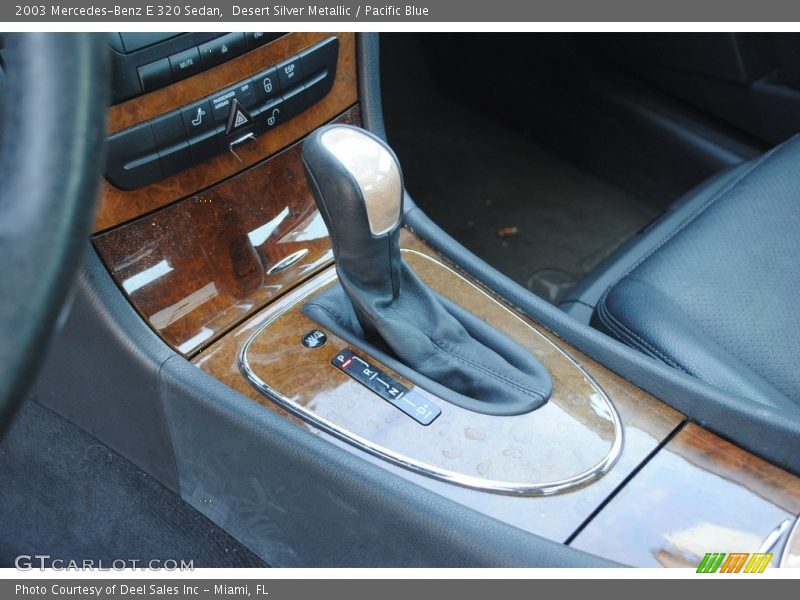 Desert Silver Metallic / Pacific Blue 2003 Mercedes-Benz E 320 Sedan
