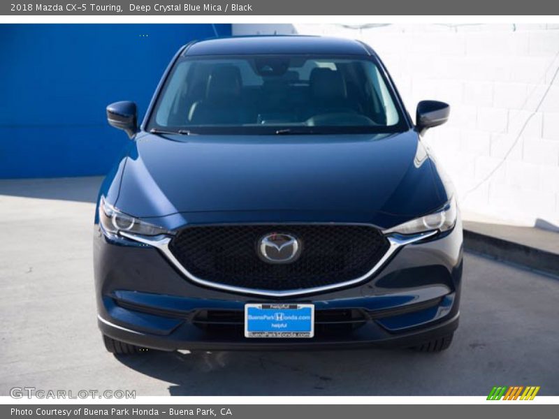 Deep Crystal Blue Mica / Black 2018 Mazda CX-5 Touring