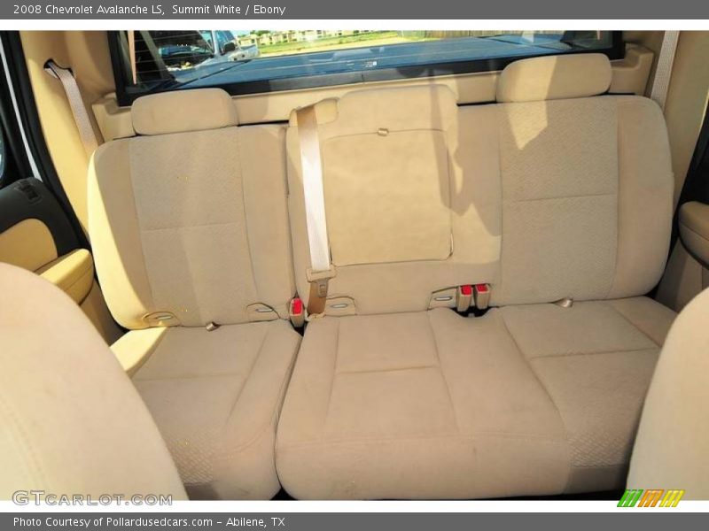 Summit White / Ebony 2008 Chevrolet Avalanche LS