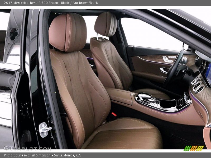 Black / Nut Brown/Black 2017 Mercedes-Benz E 300 Sedan
