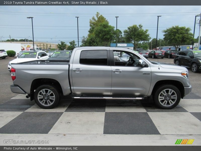 Silver Sky Metallic / Black 2019 Toyota Tundra Platinum CrewMax 4x4