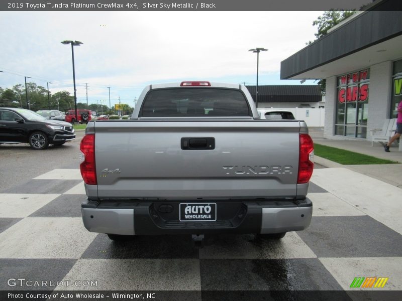 Silver Sky Metallic / Black 2019 Toyota Tundra Platinum CrewMax 4x4