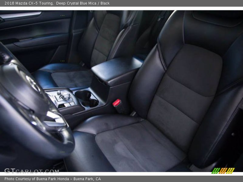 Deep Crystal Blue Mica / Black 2018 Mazda CX-5 Touring