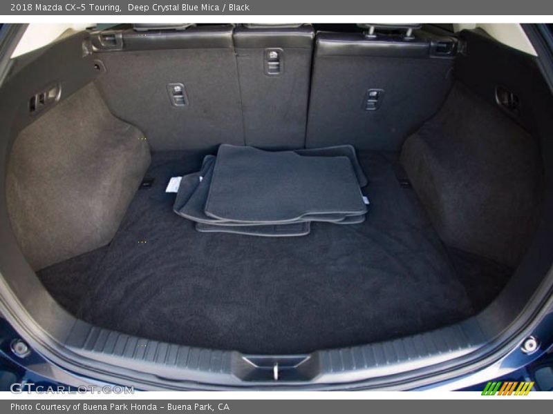 Deep Crystal Blue Mica / Black 2018 Mazda CX-5 Touring