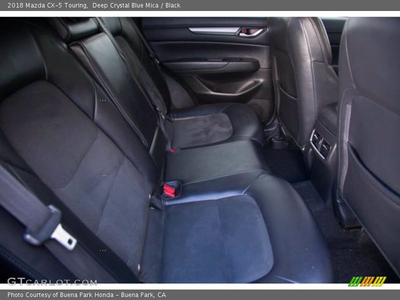 Deep Crystal Blue Mica / Black 2018 Mazda CX-5 Touring
