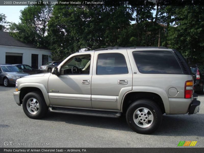 Light Pewter Metallic / Tan/Neutral 2003 Chevrolet Tahoe LT 4x4