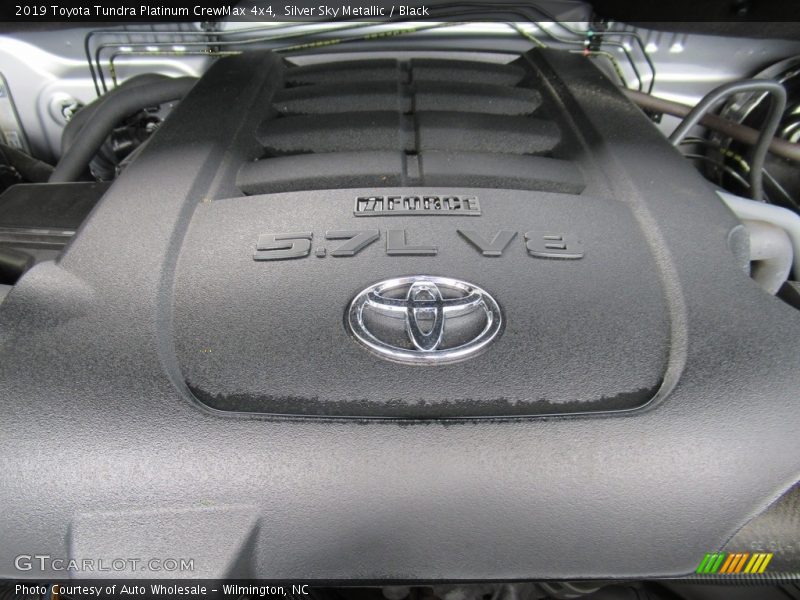 Silver Sky Metallic / Black 2019 Toyota Tundra Platinum CrewMax 4x4
