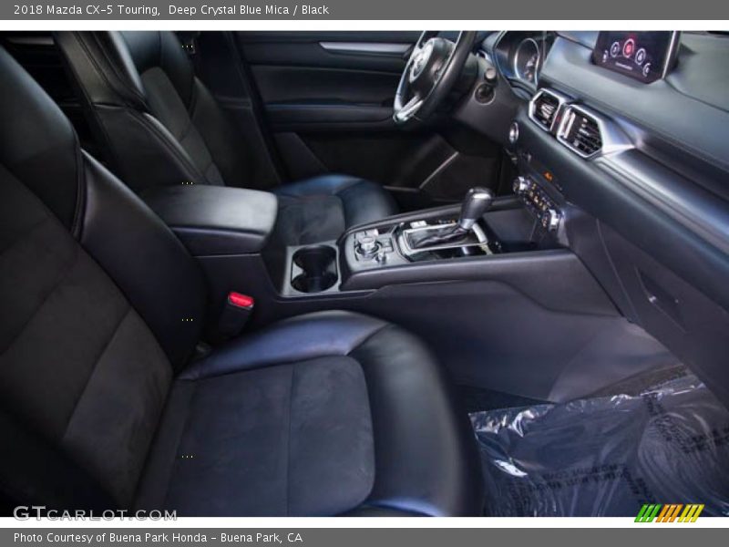 Deep Crystal Blue Mica / Black 2018 Mazda CX-5 Touring