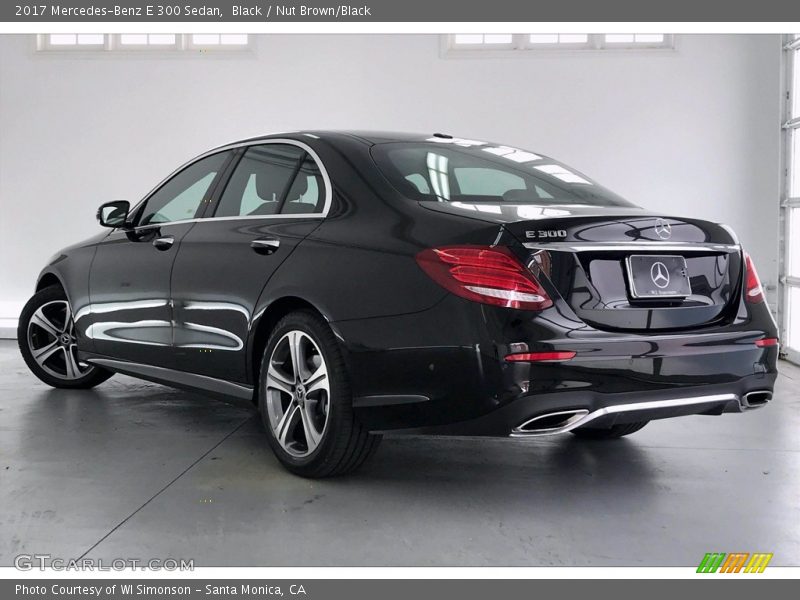 Black / Nut Brown/Black 2017 Mercedes-Benz E 300 Sedan