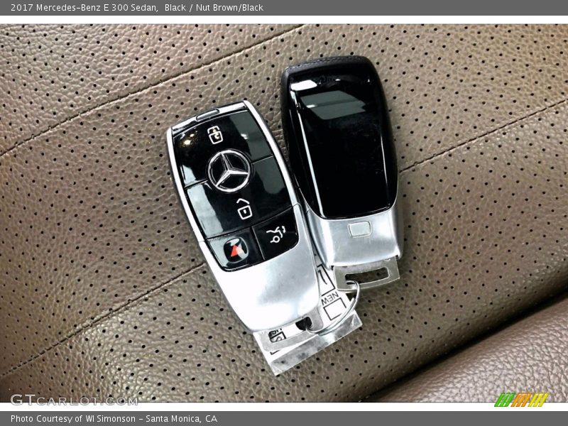 Black / Nut Brown/Black 2017 Mercedes-Benz E 300 Sedan