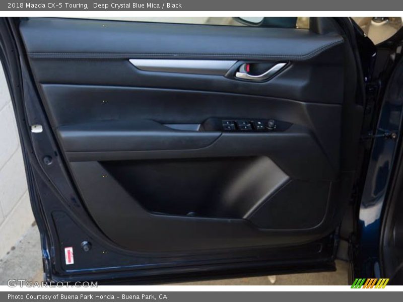 Deep Crystal Blue Mica / Black 2018 Mazda CX-5 Touring