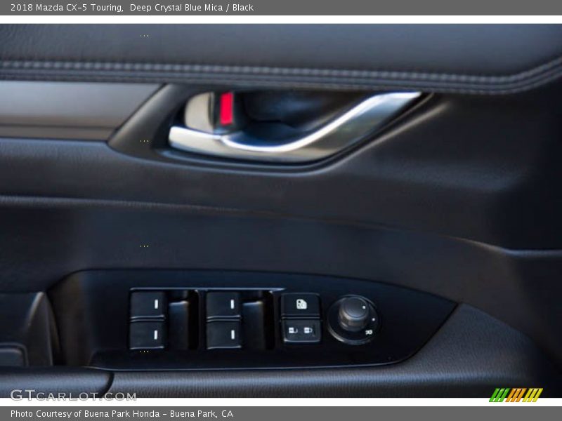 Deep Crystal Blue Mica / Black 2018 Mazda CX-5 Touring