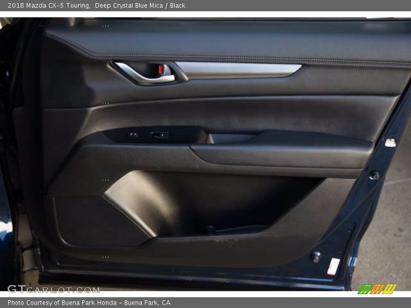 Deep Crystal Blue Mica / Black 2018 Mazda CX-5 Touring