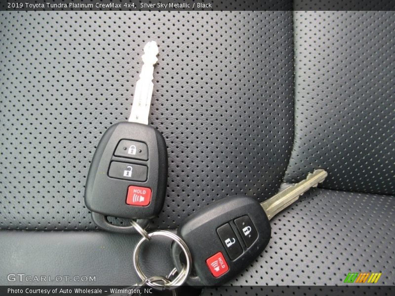 Silver Sky Metallic / Black 2019 Toyota Tundra Platinum CrewMax 4x4