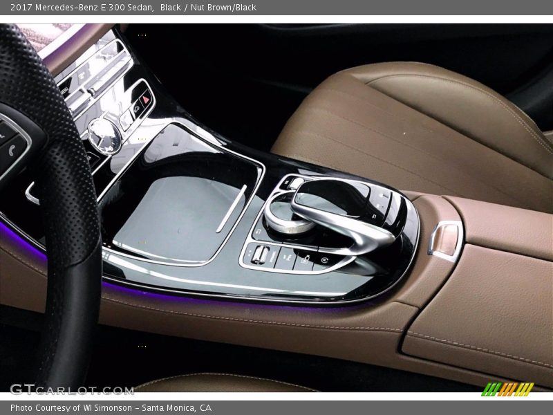 Black / Nut Brown/Black 2017 Mercedes-Benz E 300 Sedan