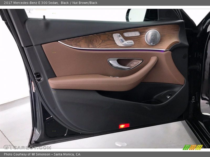 Black / Nut Brown/Black 2017 Mercedes-Benz E 300 Sedan