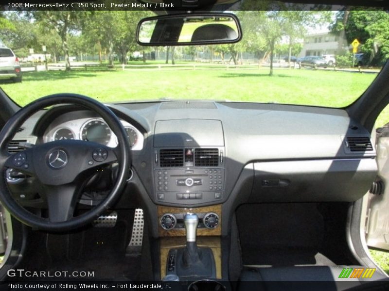 Pewter Metallic / Black 2008 Mercedes-Benz C 350 Sport