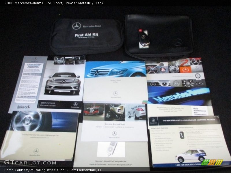 Pewter Metallic / Black 2008 Mercedes-Benz C 350 Sport