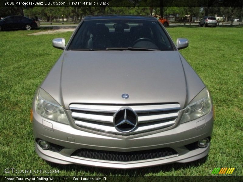 Pewter Metallic / Black 2008 Mercedes-Benz C 350 Sport
