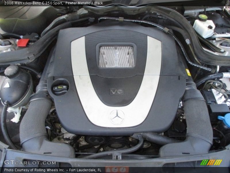 Pewter Metallic / Black 2008 Mercedes-Benz C 350 Sport