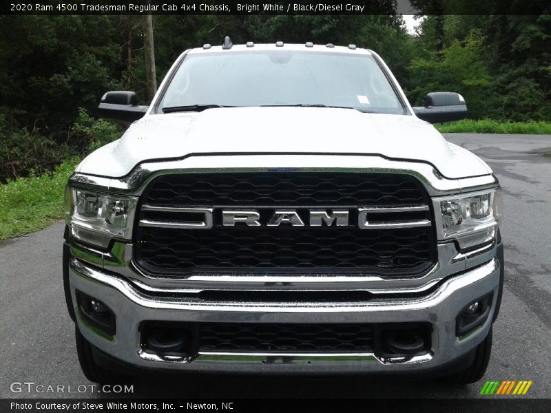 Bright White / Black/Diesel Gray 2020 Ram 4500 Tradesman Regular Cab 4x4 Chassis