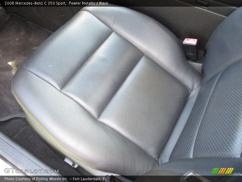 Pewter Metallic / Black 2008 Mercedes-Benz C 350 Sport