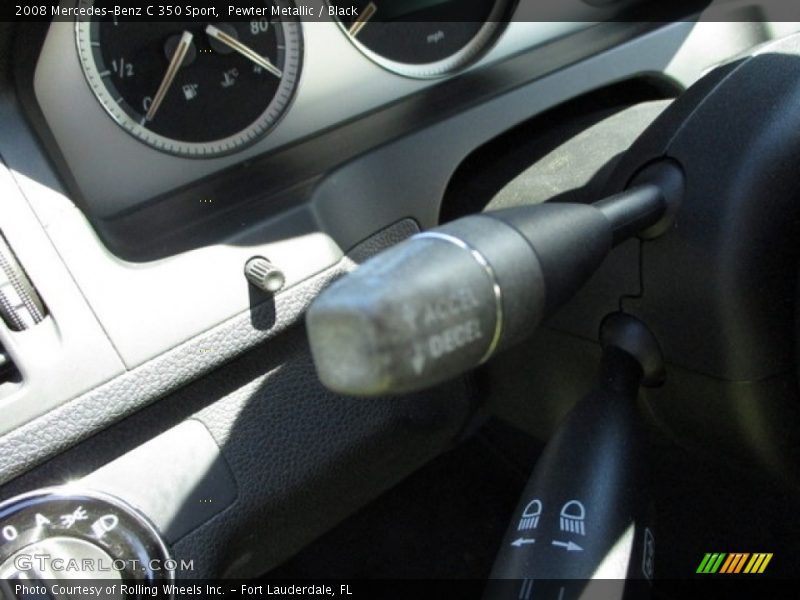 Pewter Metallic / Black 2008 Mercedes-Benz C 350 Sport