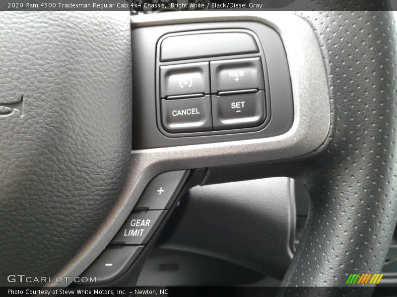 Bright White / Black/Diesel Gray 2020 Ram 4500 Tradesman Regular Cab 4x4 Chassis