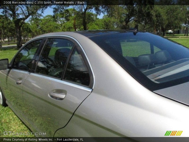 Pewter Metallic / Black 2008 Mercedes-Benz C 350 Sport