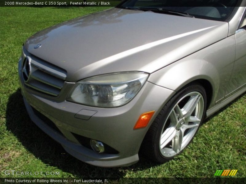 Pewter Metallic / Black 2008 Mercedes-Benz C 350 Sport