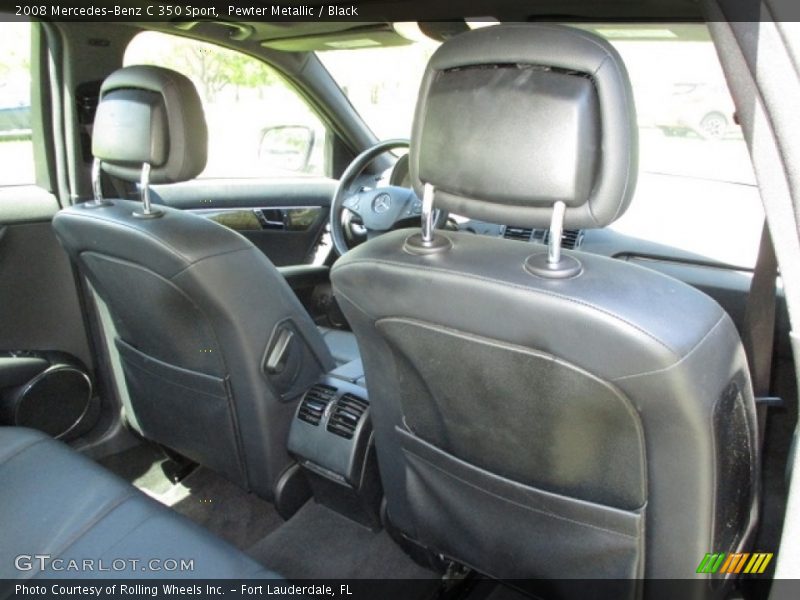 Pewter Metallic / Black 2008 Mercedes-Benz C 350 Sport