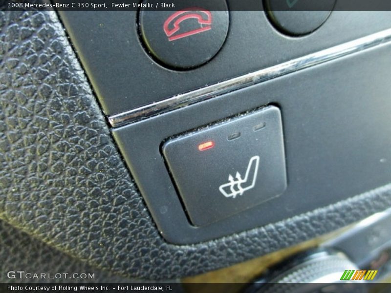 Pewter Metallic / Black 2008 Mercedes-Benz C 350 Sport