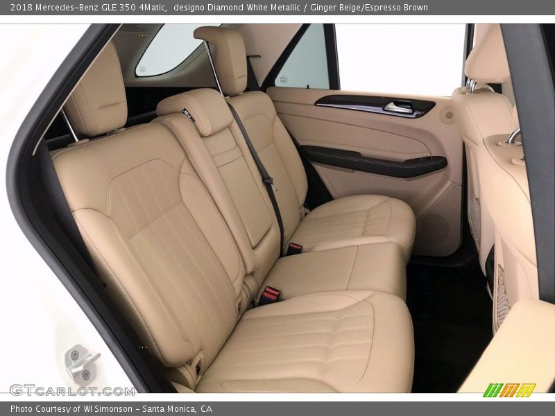 designo Diamond White Metallic / Ginger Beige/Espresso Brown 2018 Mercedes-Benz GLE 350 4Matic