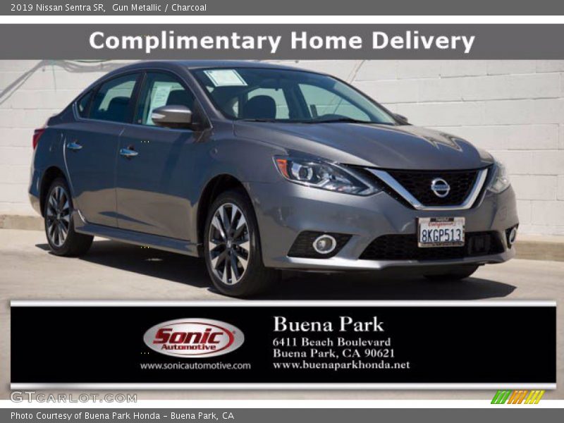 Gun Metallic / Charcoal 2019 Nissan Sentra SR