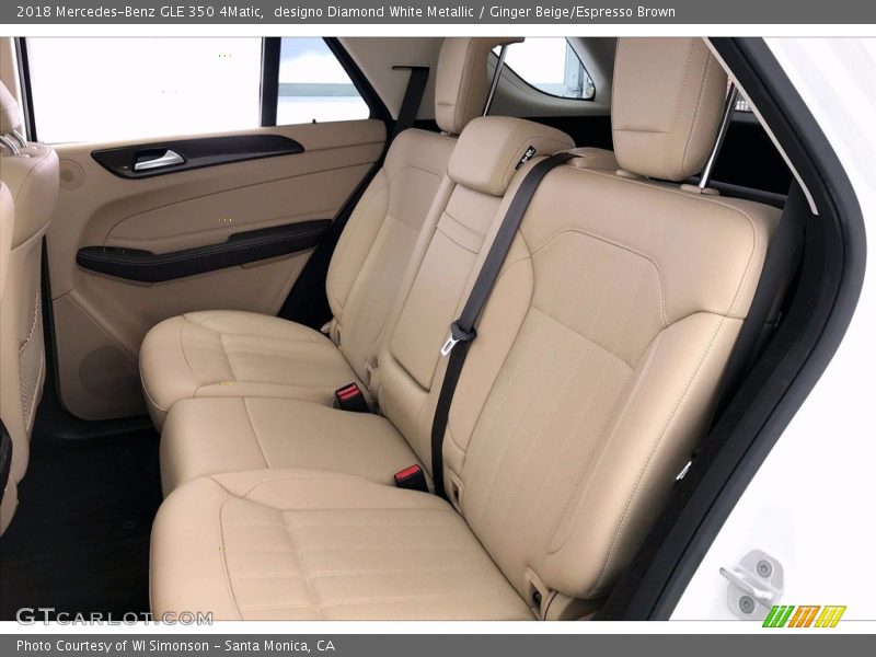 designo Diamond White Metallic / Ginger Beige/Espresso Brown 2018 Mercedes-Benz GLE 350 4Matic
