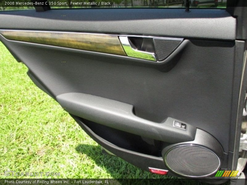 Pewter Metallic / Black 2008 Mercedes-Benz C 350 Sport