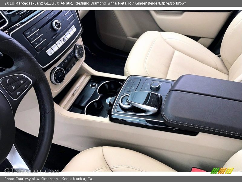 designo Diamond White Metallic / Ginger Beige/Espresso Brown 2018 Mercedes-Benz GLE 350 4Matic