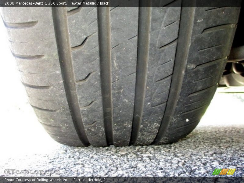 Pewter Metallic / Black 2008 Mercedes-Benz C 350 Sport