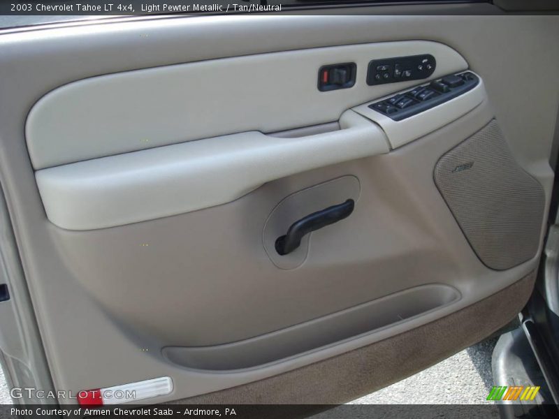 Light Pewter Metallic / Tan/Neutral 2003 Chevrolet Tahoe LT 4x4