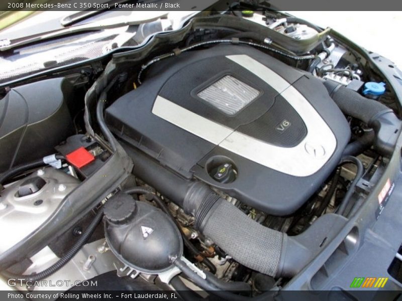 Pewter Metallic / Black 2008 Mercedes-Benz C 350 Sport