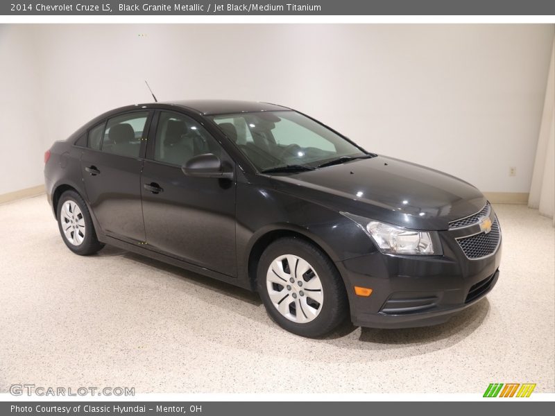 Black Granite Metallic / Jet Black/Medium Titanium 2014 Chevrolet Cruze LS