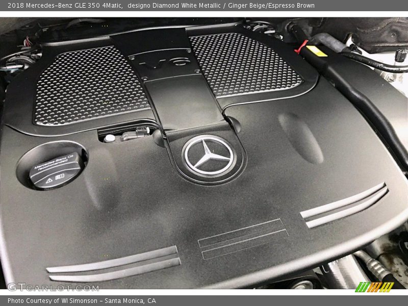 designo Diamond White Metallic / Ginger Beige/Espresso Brown 2018 Mercedes-Benz GLE 350 4Matic
