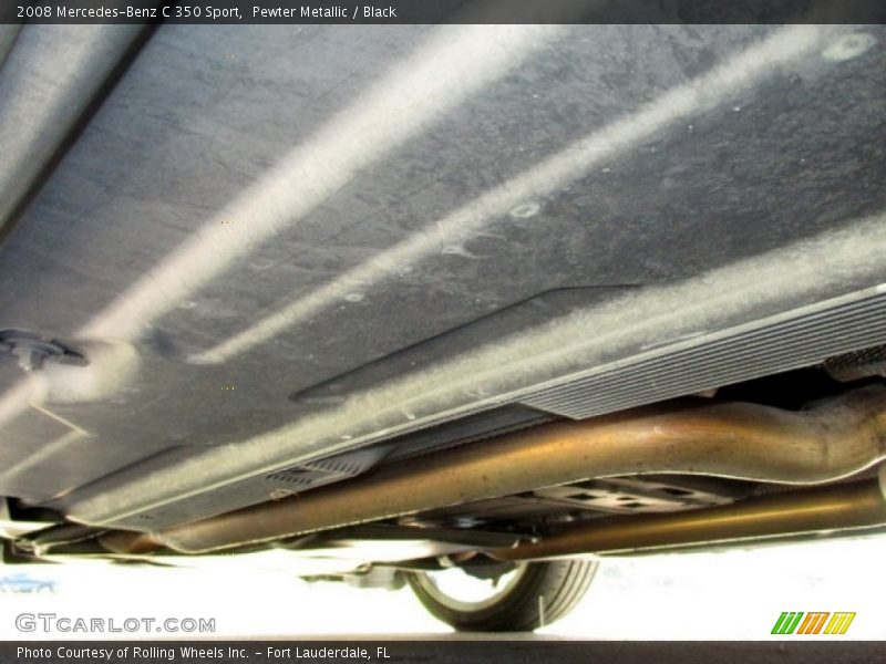 Pewter Metallic / Black 2008 Mercedes-Benz C 350 Sport
