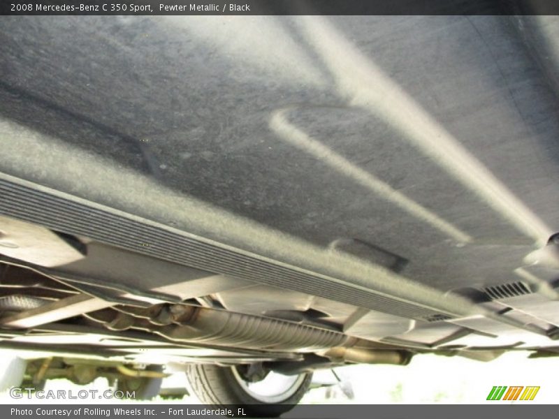 Pewter Metallic / Black 2008 Mercedes-Benz C 350 Sport