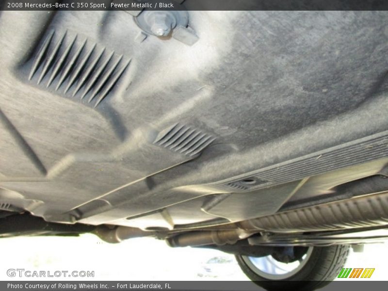 Pewter Metallic / Black 2008 Mercedes-Benz C 350 Sport